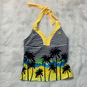Tropical Vibes Kids Swim Top